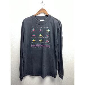 Vintage Jesus Shirt Witness Wear Son Ripened Fruit Galatians 5:22 90s Large